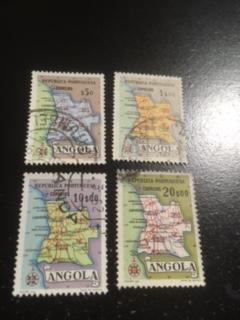 Angola sc 388,389,392,393 u