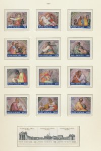 VATICAN - Scott 870-881 & 895-897a - MNH - 1991