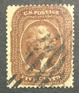 MOMEN: US #30 ORANGE BROWN USED $1,400 #22330