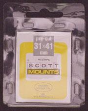 Scott Mounts Black 31/41, U.S.Semi-Jumbo (pkg 40) (00906B)