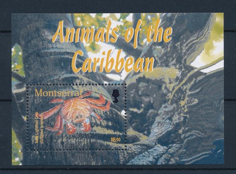 [40450] Montserrat 2003 Animals Crab Tree MNH Sheet