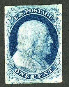 U.S. #7 UNUSED WITH PF CERT