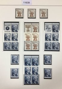 MOMEN: US STAMPS  MINT OG NH COLLECTION  LOT #11639