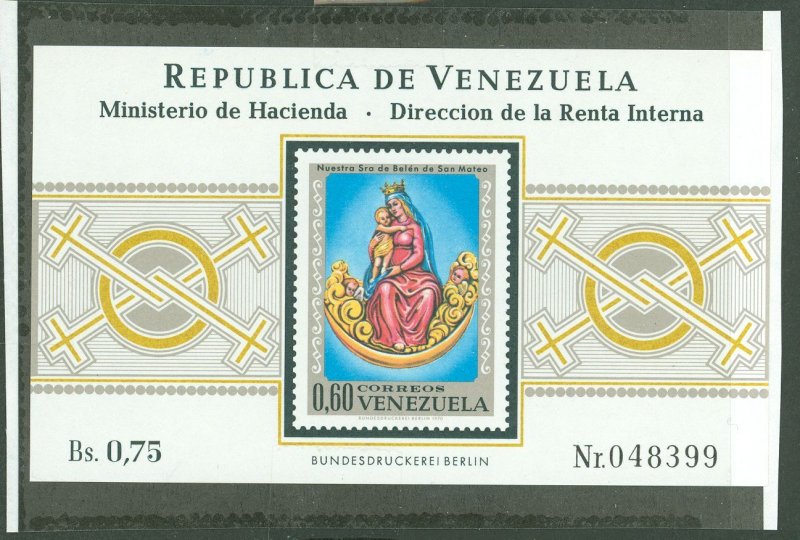 Venezuela #971a Mint (NH) Souvenir Sheet