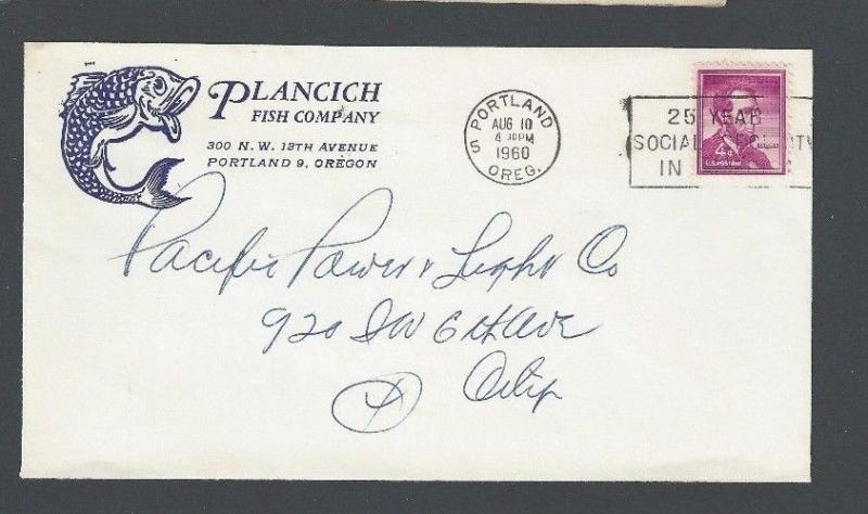 1960 COVER PORTLAND OR PLANCICH FISH CO