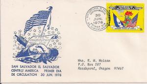 Nice Salvador Fdc of Us Bicentennial