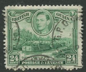 British Guiana - Scott 234a - KGV Definitive -1938 - FU - Single 24c Stamp