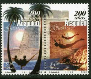 MEXICO 2116a, Acapulco, 200th Anniv se-tenant pair. MNH (69)