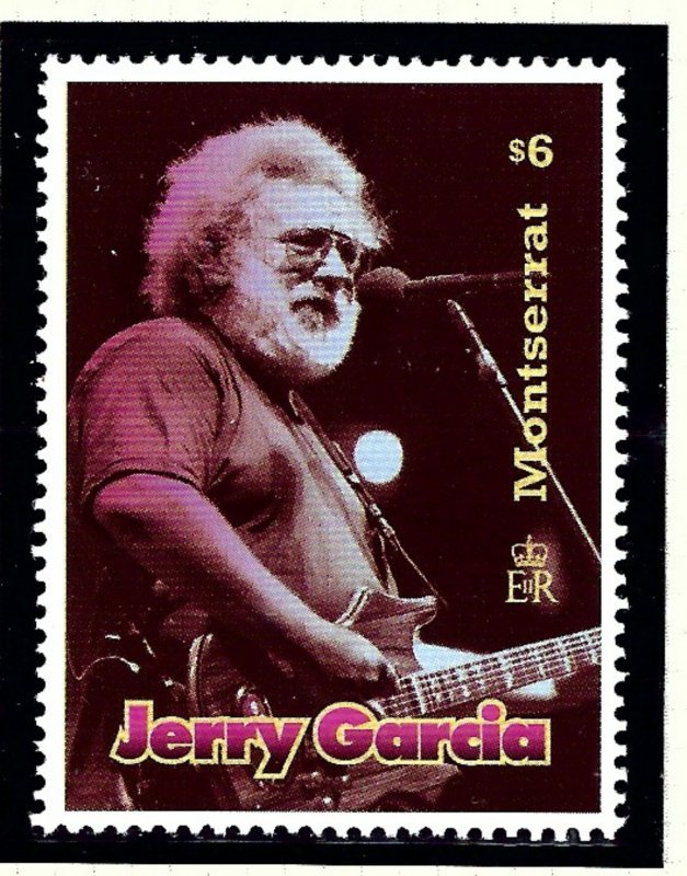 Montserrat 915 MNH 1996 Jerry Garcia of Grateful Dead    (KA)