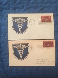 2 FDC Doctors from 1947