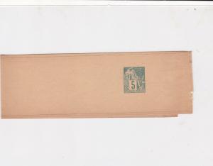 French Colonies Vintage Newspaper Stamps Wrapper ref R 17866