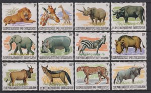 Sc# 589// 600 (No 601) 1983 Burundi Wild Animals of Africa MNH CV $188.00 Stk #3