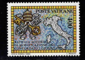 VATICAN Scott 765 MNH** Map stamp