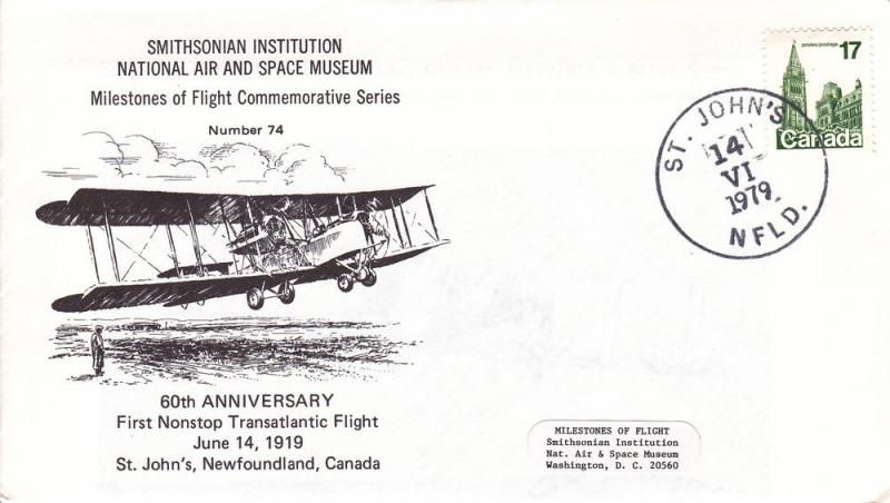 Canada 60th Anniversary 1st Nonstop Transatlantic Flight