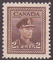 Canada 250 King George VI WWII War 1942