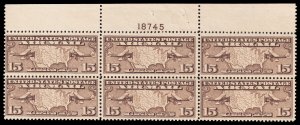 United States Scott C8 Plate Block of 6 (1926) Mint NH VFCV $50.00 C