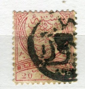 TURKEY; 1870s classic Ottoman issue used value + fair Postmark