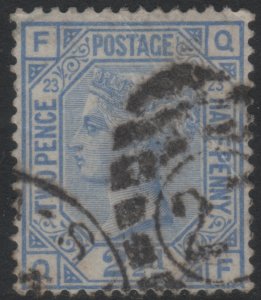 82 SG157 Plate 23  2 1/2d Q-F