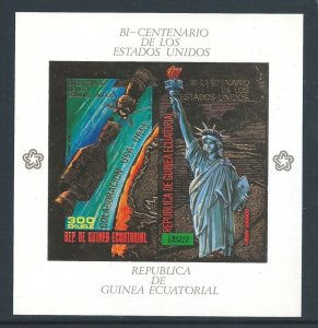 Equatorial Guinea #75100 NH U.S. Bicentennial - Apollo-Soyuz, Statue of Liber...