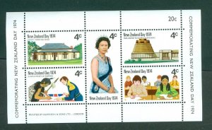 New Zealand. 1974. Souv. Sheet MNH. N. Z. Day. Scott # 552.