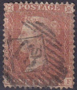 Great Britain #20  F-VF Used CV $11.50  (Z5506)