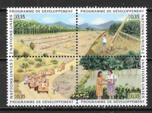 UN Geneva 144a Development Program block MNH