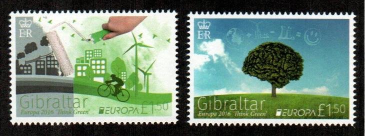 Gibraltar #1551-1552  MNH  Scott $8.50