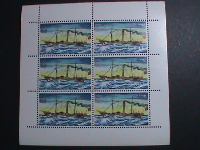 ​ST.KILDA-SCOTLAND FAMOUS SHIP-THE VULCAN MNH SHEET VF WE SHIP TO WORLD WIDE