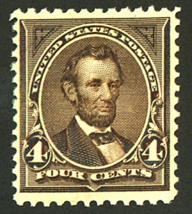 U.S. #254 MINT OG NH