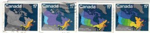 Canada Scott 890-893 Used  Paintings stamp set