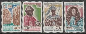 Dahomey  1970  Scott No. 271-74  (O)  Complet