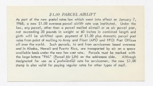 US 1341 (Me-5) $1.00 Military Airlift FDC CCC Cachet Unaddressed ECV $50.00