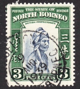 North Borneo Scott 195 F to VF used. Lot #B.  FREE...