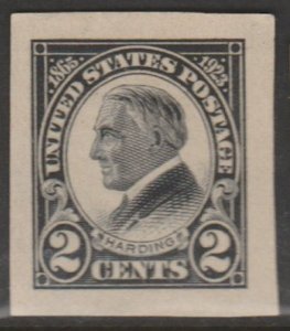 U.S. Scott Scott #611 Harding Stamp - Mint Single - JUMBO