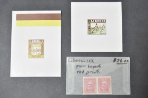Liberia Essays Color Proofs #122 347 C90 Unused