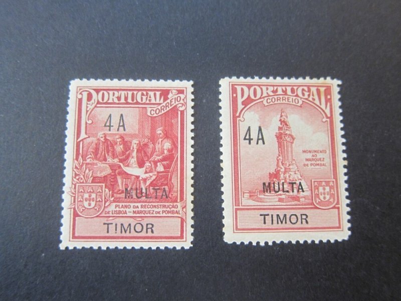 Timor 1925 Sc RAJ2,3 MH