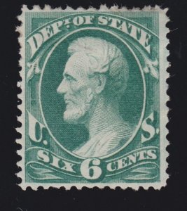 US O60 6c State Department Unused F-VF appr OG H SCV $250