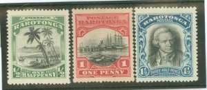 Cook Islands #61-63 Unused