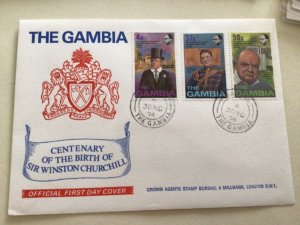 Sir Winston Churchill  Gambia 1974 Cover  A14228