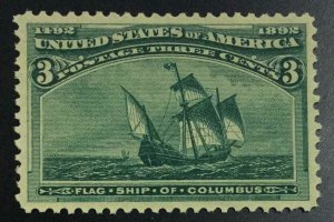 MOMEN: US STAMPS #232 MINT OG NH XF LOT #74147*