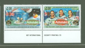 Aitutaki #506-507  Single (Complete Set)