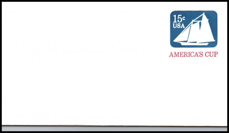 US U598 America's Cup Postal Stationary Unused