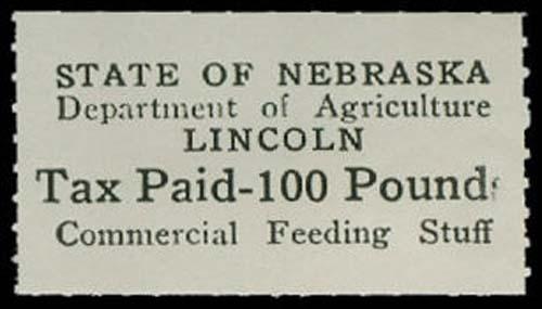 U.S. NEBRASKA ST. REVS FE7  Mint (ID # 28728)