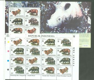 Indonesia #1673/1673E  Single (Complete Set) (Animals) (Wwf)