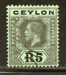 Ceylon # 212, Used.