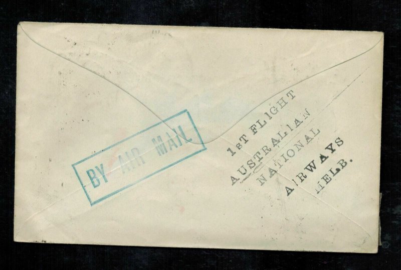 1931 Sydney to Melbourne Australia First Flight Cover FFC # C1