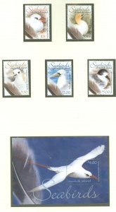 Norfolk Island #853-858 Used Single (Complete Set) (Fauna)