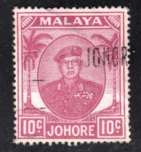 Malaya Johore Scott 138  VF used.