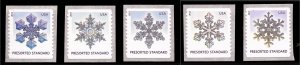 Scott 4808-4812 or 4812a, 10c Presorted Standard Snowflakes, Coil singles, MNH