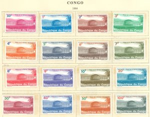 Congo, Democratic Rep. (ex Bel. Congo/Zaire) #498-511 Mint (NH) Single (Complete Set)